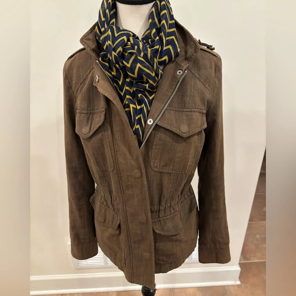 New Haven by Madewell Brown Women's Utility Jacket 100% Cotton, S